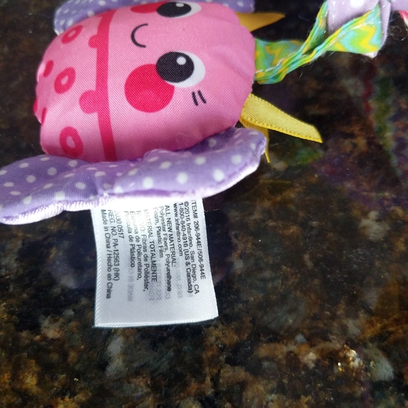 Infantino Spiral Activity Toy Pink Bird Butterfly Baby Rattle - Picture 13 of 15